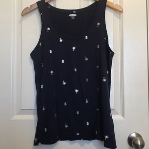 ☀️ Pineapple and Palm Trees Tank